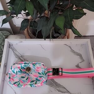 Lilly Pulitzer Colorful Leaf Print Belt Bag